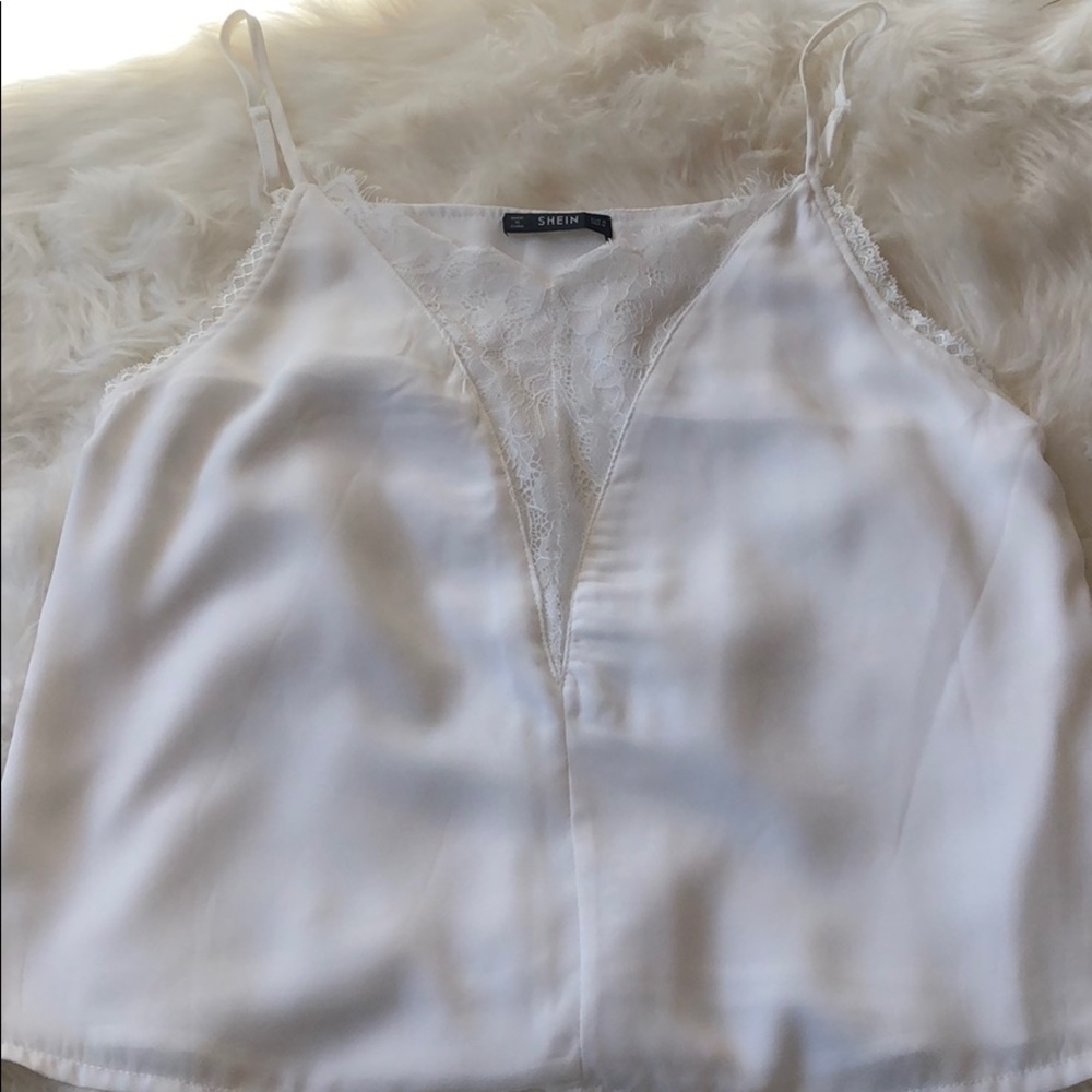 Shein white cami